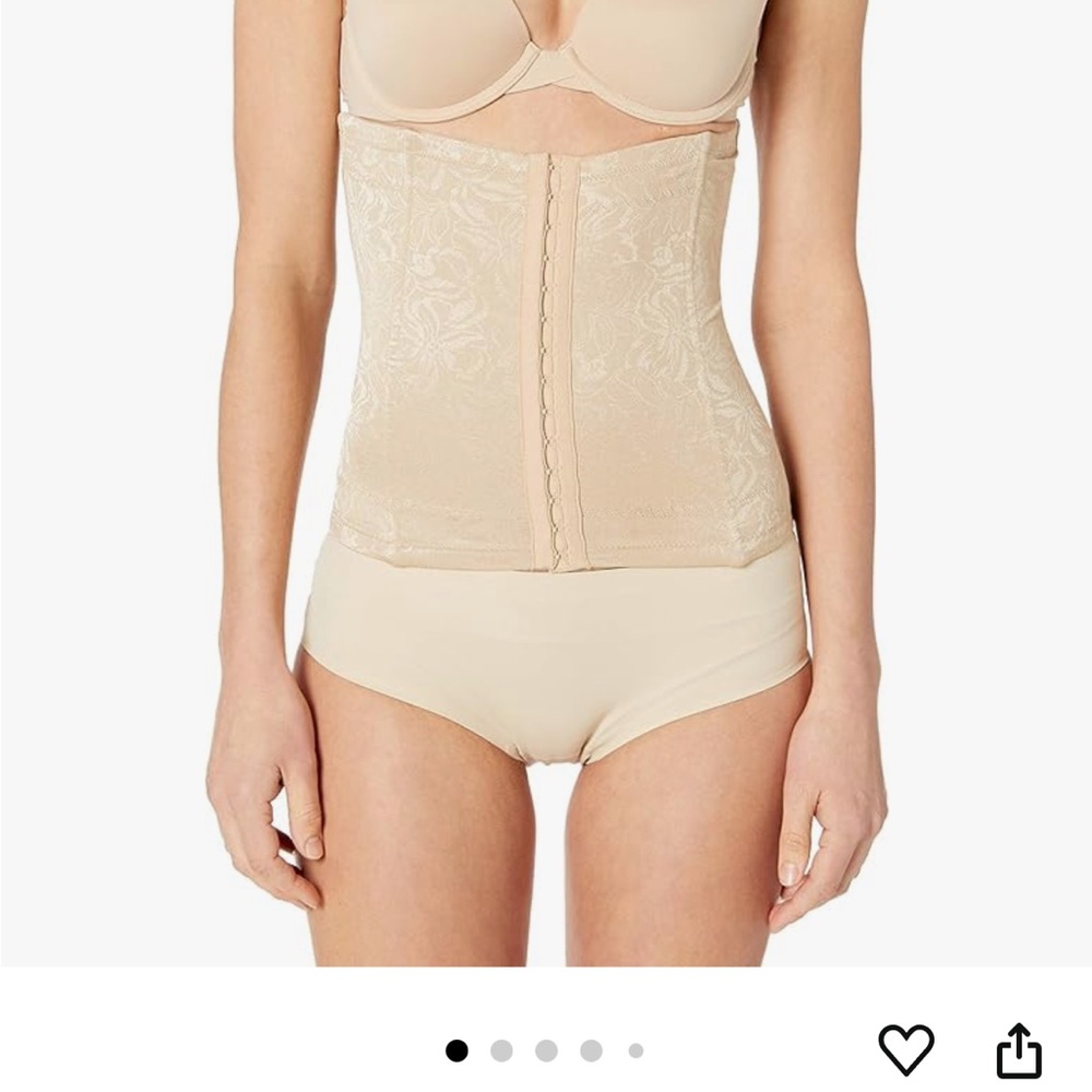 Maidenform Cream Shapewear High-Waisted Brief